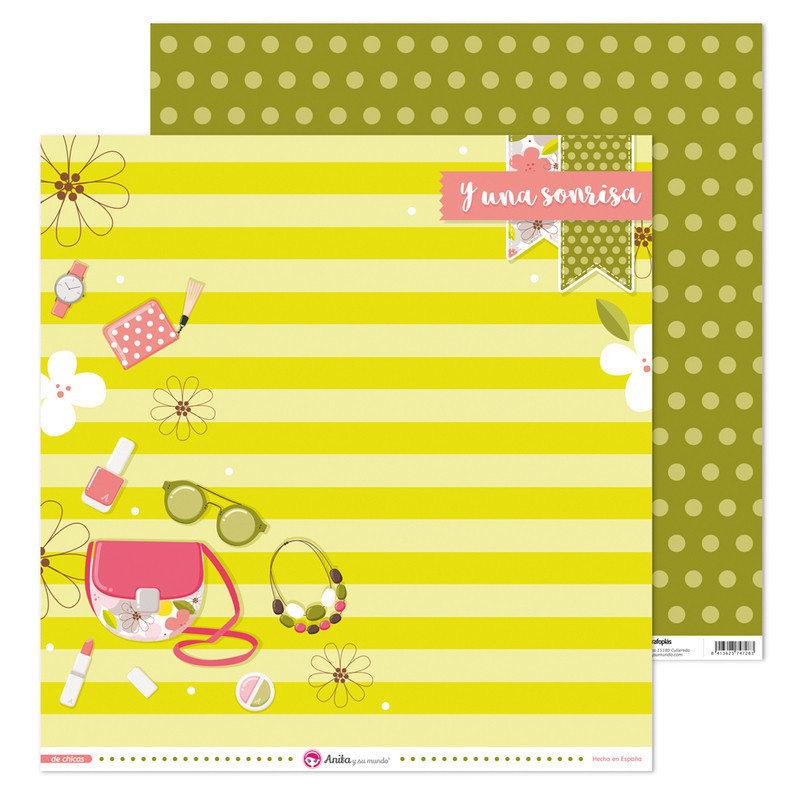 CARTULINA GRAFOPLAS ANITA PACK5 PAPELES SCRAP DE CHICAS 37018641