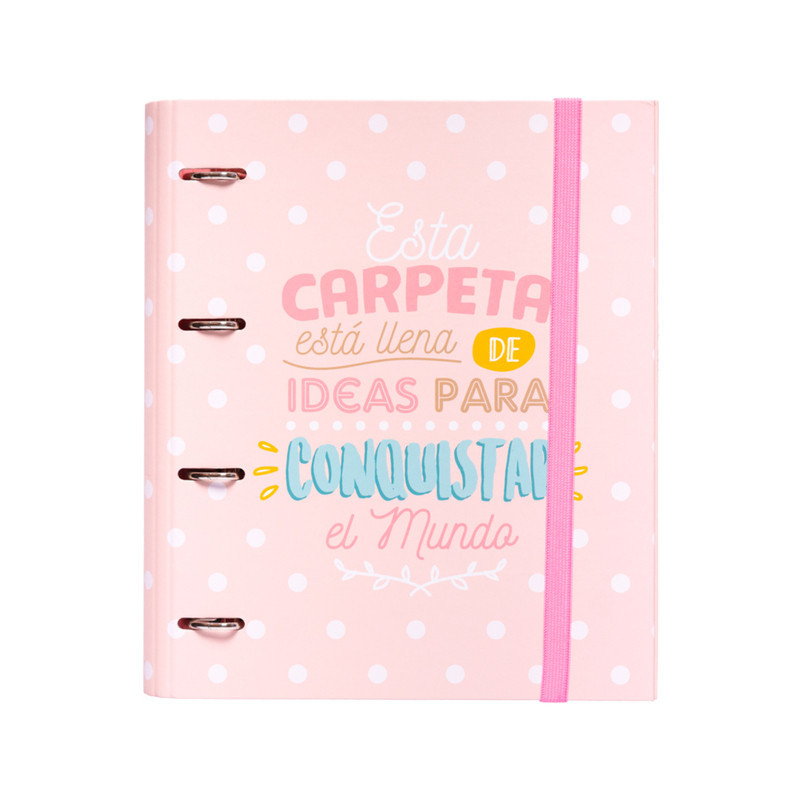 CARPEBLOC DEC RINGBOOK FL 4A TROQUELADA CAROUGE MENSAJES ERIK CBK0015