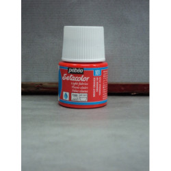 PINTURA PEBEO SETACOLOR TRANSPARENTE 45ML NARANJA VIVO C-101