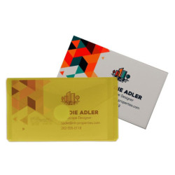 DOSSIER VELCRO OFFICEBOX 6,2*10,5 AMARILLO BOLSA 10U 90653