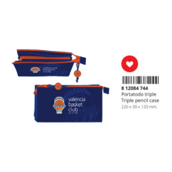 PORTATODO TRIPLE VALENCIA BASKET SAFTA26 812084744 12X22 UNIDAD