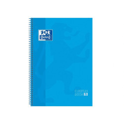 CUADERNO MICROPERFORADO A4+ 80H 90G CUADRO 5MM T/DURA AZUL OXFORD SCH