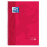 CUADERNO MICROPERFORADO A4+ 80H 90G CUADRO 5MM T/DURA ROJO OXFORD SCH