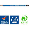 JUEGO LAPIZ STAEDTLER MARS LUMOGRAPH 6 LAPICES + BORRADOR 526 50 Y SACAPUNTAS 61 100 C6