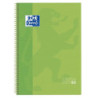 CUADERNO MICROPERFORADO A4+ 80H 90G CUADRO 5MM T/DURA VERDE OXFORD SCH
