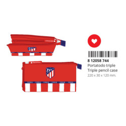 PORTATODO TRIPLE ATCO. DE MADRID 1ª EQUIPACION 20/21 812058744 12*22 SAFTA22