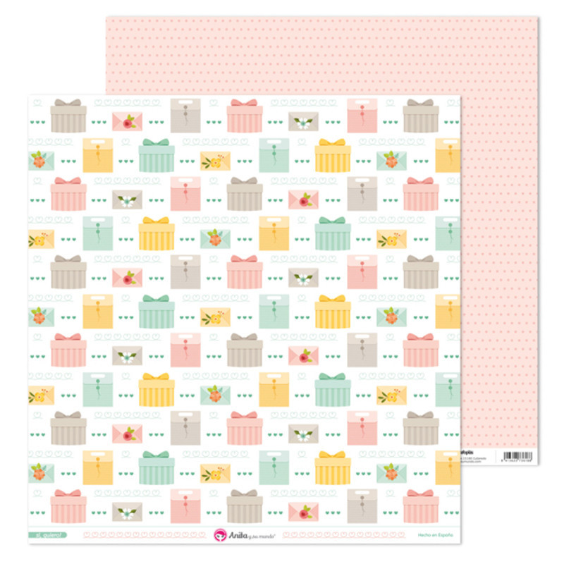 CARTULINA GRAFOPLAS ANITA SCRAP 180G DOBLE CARA SI QUIERO 37019784