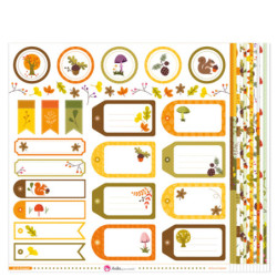 CARTULINA GRAFOPLAS ANITA PACK13 PAPELES SCRAP EN EL BOSQUE 17 37019828