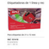 MAQUINA ETIQUETAR APLI 1 LINEA 21*12 101418