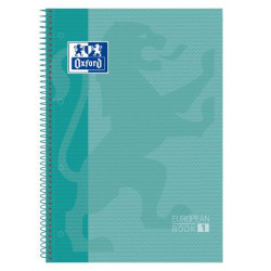 CUADERNO MICROPERFORADO A4+ 80H 90G CUADRO 5MM T/DURA ICE MINT OXFORD SCH