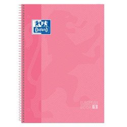 CUADERNO MICROPERFORADO A4+ 80H 90G CUADRO 5MM T/DURA ROSA PALO OXFORD SCH