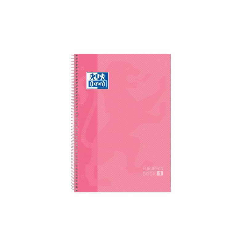 CUADERNO MICROPERFORADO A4+ 80H 90G CUADRO 5MM T/DURA ROSA PALO OXFORD SCH