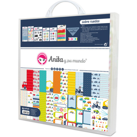 CARTULINA GRAFOPLAS ANITA KIT SCRAP2 COLECCION SOBRE RU. C/MALETIN 37080704