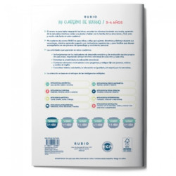 RUBIO MI CUADERNO DE VERANO 3-4 AÑOS UNIDAD ISBN 9788417427658