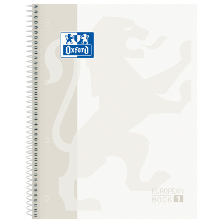 CUADERNO MICROPERFORADO A4+ 80H 90G CUADRO 5MM T/DURA BLANCO OXFORD SCH