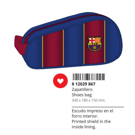 ZAPATILLERO F.C.BARCELONA 1ª EQUIP. 20/21 812029867 15*34 SAFTA22
