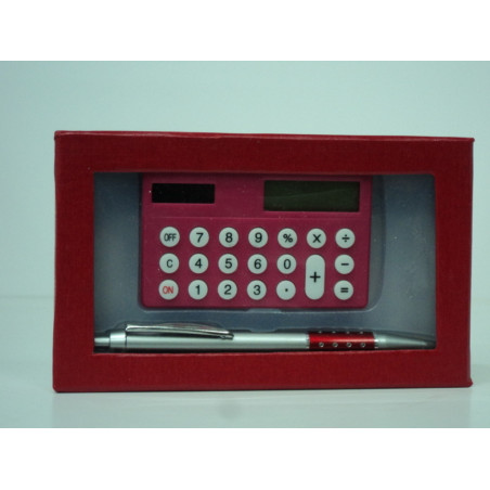 JUEGO SORT BOLIGRAFO CALCULADORA BOLSILLO COLORES 1538