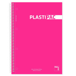 CUADERNO T PP FOLIO 100H MICROPERFORADO PACSA PLASTIPAC 90G LISO 16686