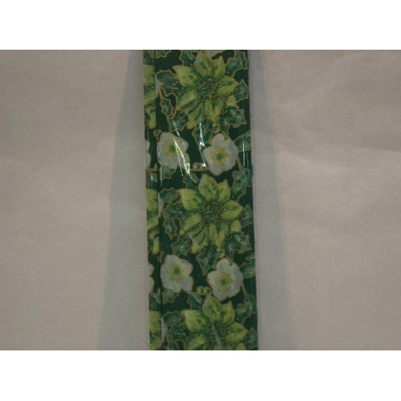 PAPEL SEDA DECORADO FLORES VERDE  5H 400350