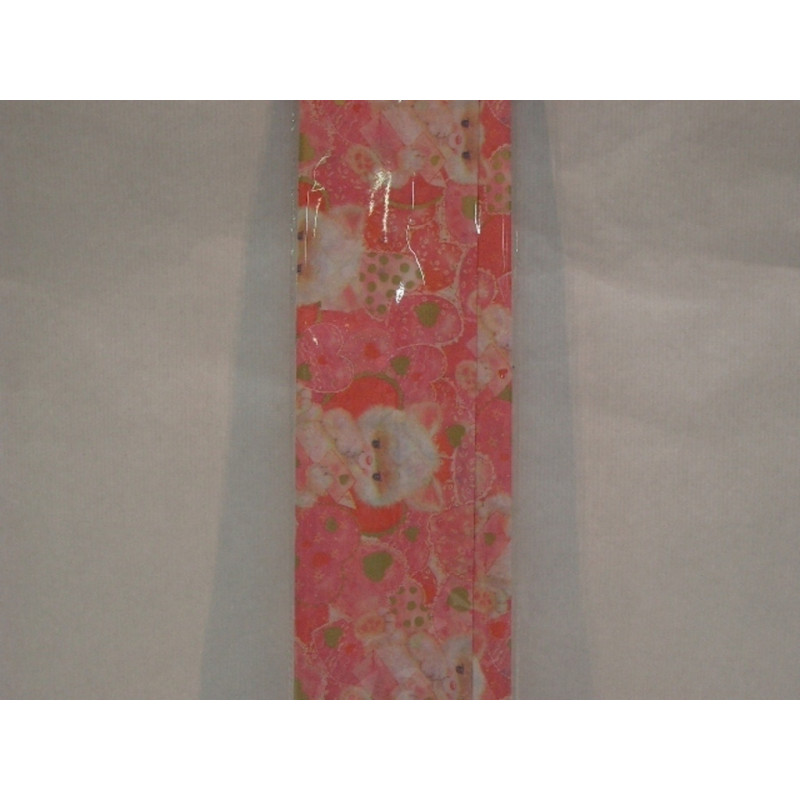 PAPEL SEDA DECORADO OSITOS ROSAS 5H 400350