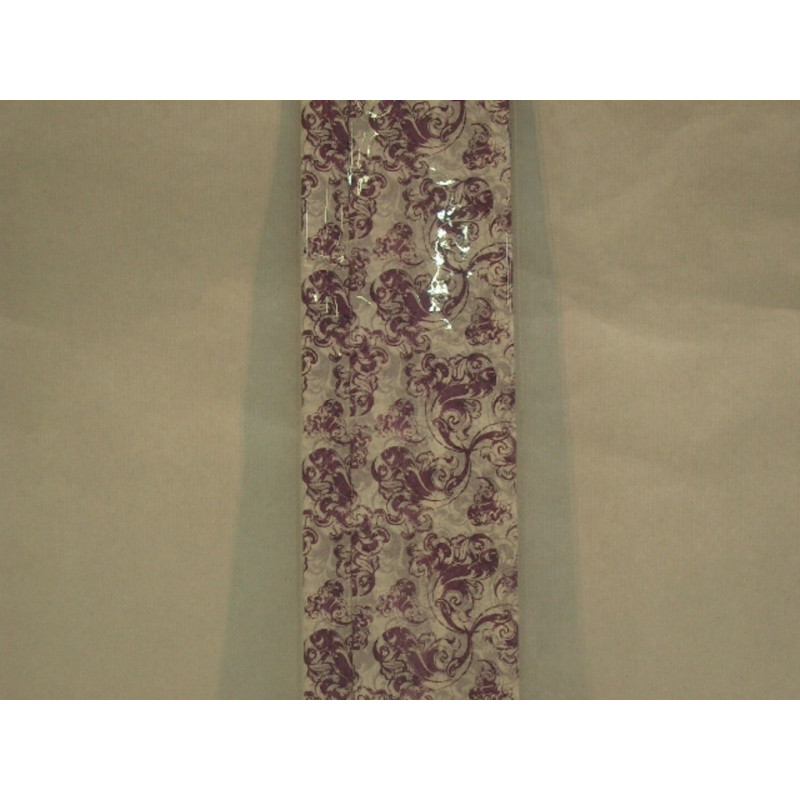 PAPEL SEDA DECORADO PETUNIAS VIOLETA  5H 400350