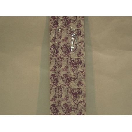 PAPEL SEDA DECORADO PETUNIAS VIOLETA  5H 400350