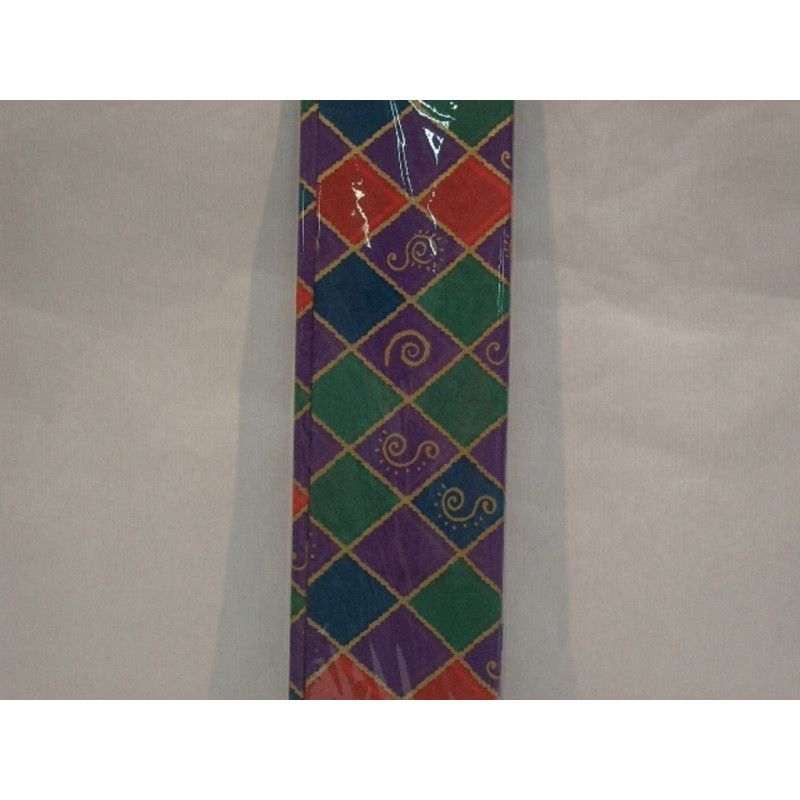 PAPEL SEDA DECORADO ROMBOS VIOLETA  5H 400350