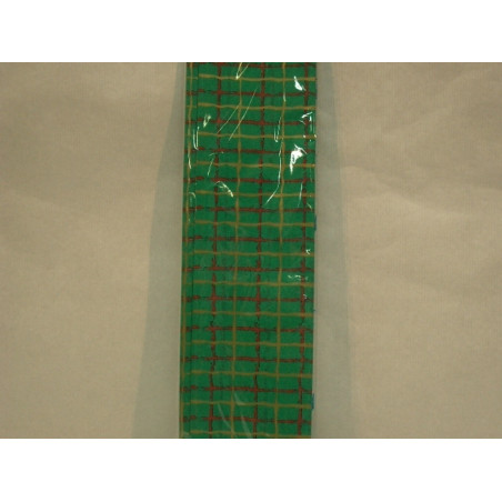 PAPEL SEDA DECORADO RED VERDE-ROJO-ORO 5H 400350