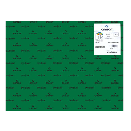 CARTULINA CANSON GUARRO IRIS 30KG 50*65 VERDE AMAZONAS 31 PTE/25U