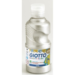 TEMPERA GIOTTO LIQUIDA METAL PLATA 250ML FILA 5314 02