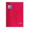 RECAMBIO A4+ 80H 4 TALADROS 90G 5MM ROJO OXFORD