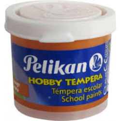 TEMPERA PELIKAN  HOBBY 40ML NARANJA C/6U