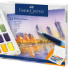 ACUARELA FABER-CASTELL C/24U Y PINCEL ACUARELABLE 169724