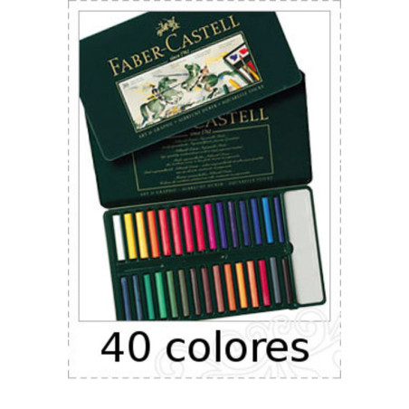 ACUARELA FABER-CASTELL TIZA ALBERT DUREL  40 COL