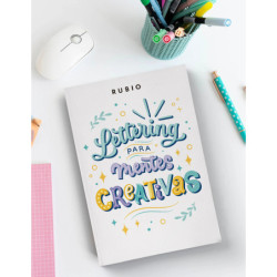 RUBIO CUADERNO DE LETTERING PARA MENTES CREATIVAS ISBN 9788417427818