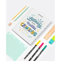 RUBIO CUADERNO DE LETTERING PARA MENTES CREATIVAS ISBN 9788417427818