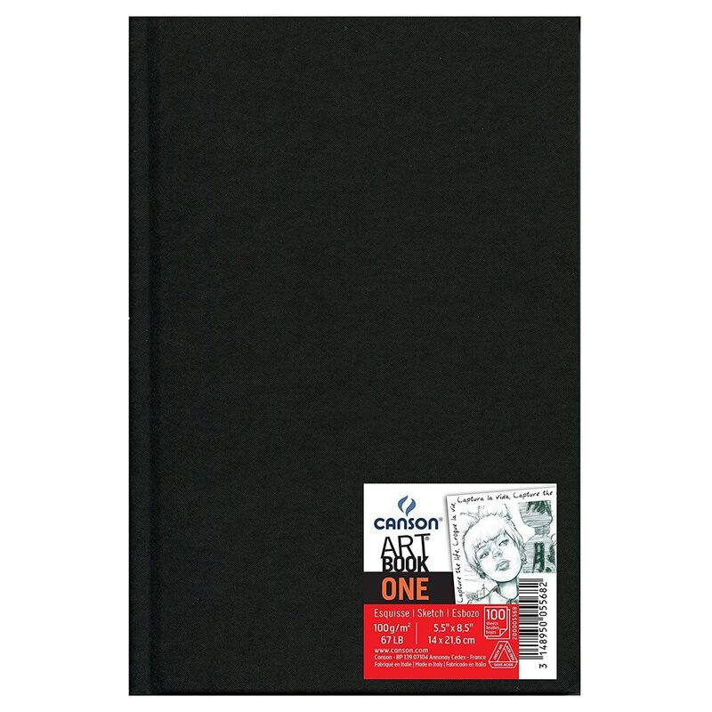 BLOC DIBUJO CANSON SKETCH ONE 100G A-5 14*21,6 98H C200005568
