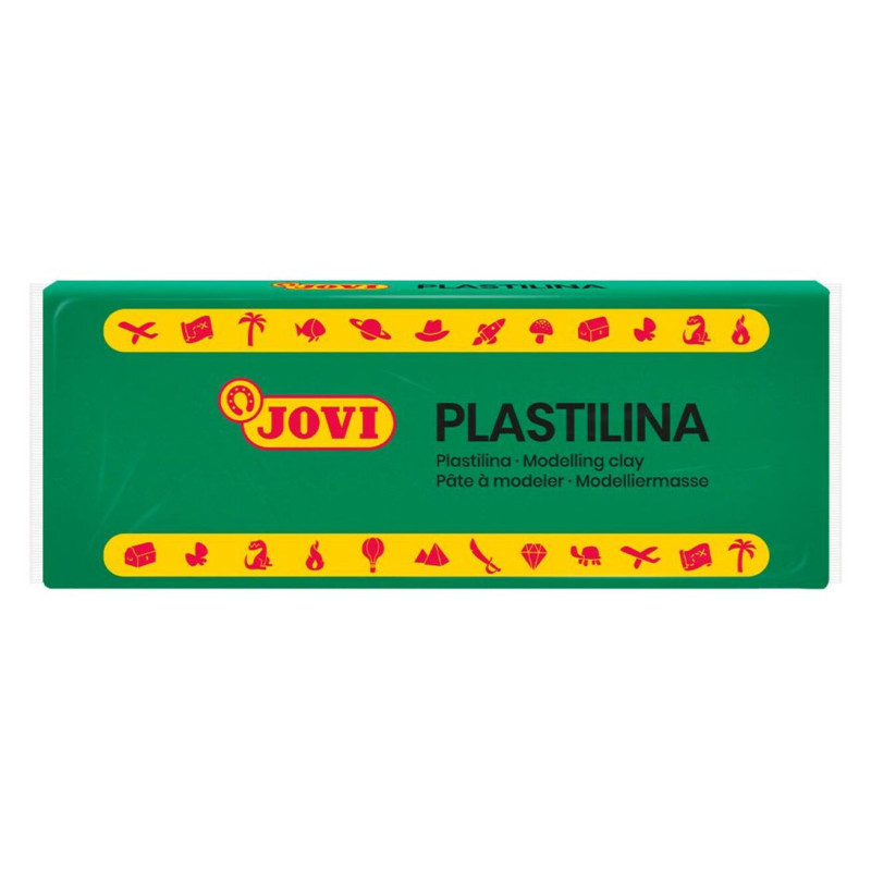 PLASTILINA JOVI 71/10 MEDIANA VERDE CLARO UNIDAD