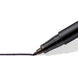 ROTULADOR STAEDTLER LUMOCOLOR MEDIO NEGRO 317 C/10U
