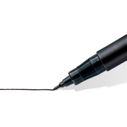 ROTULADOR STAEDTLER LUMOCOLOR SUPER NEGRO 313 C/10U