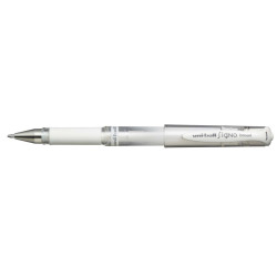 ROTULADOR UNI-BALL SIGNO UM-153 GEL ROLLER 1.0MM BLANCO C/12U