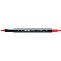ROTULADOR DOBLE PUNTA LYRA AQUA BRUSH DUO PINCEL C/12U CARTON 6521120 FILA