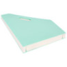 BASTIDOR FUELLE SOBREMESA PLASTICO DELI TRIANGULAR PASTEL 3 COL SURTIDOS EB41102