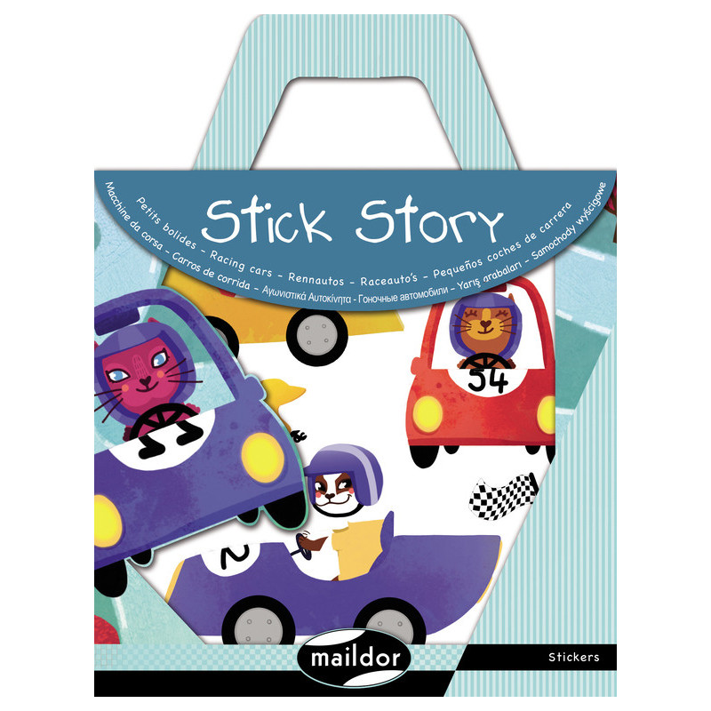 JUEGO MAILDOR STICK STORY CIRCUITO 4 HOJAS ADHESIVOS + FONDO PARA PEGAR AF008O ^
