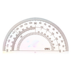 REGLA JUEGO DELI MINI 15CM 4 PZAS REGLA CON LUPA EH652 UNIDAD