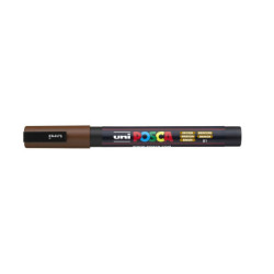 MARCADOR UNI-BALL POSCA PC-3M PUNTA REDONDA 0,9-1,3MM MARRON -21-