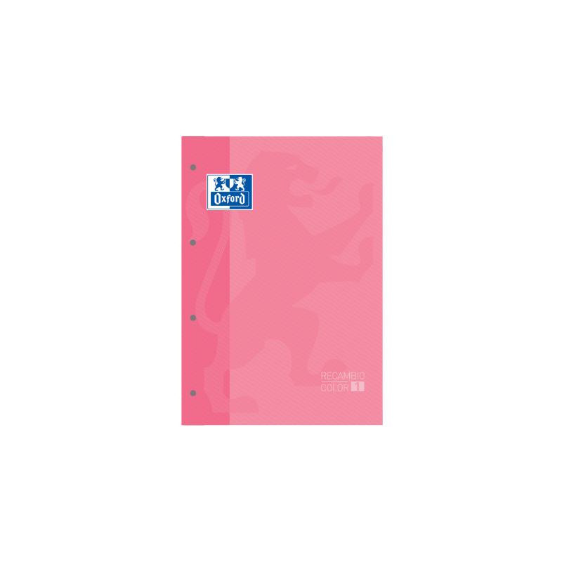 RECAMBIO A4+ 80H 4 TALADROS 90G 5MM ROSA PALO OXFORD