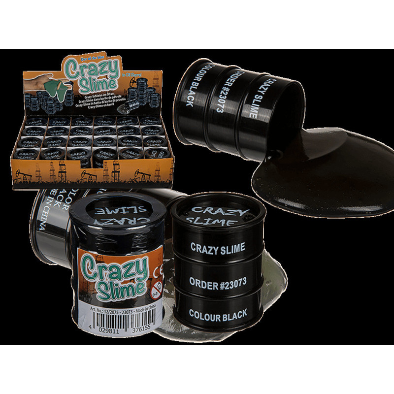 CRAZY SLIME EN BARRIL COLOR NEGRO UNIDAD 12/2075 OOTB