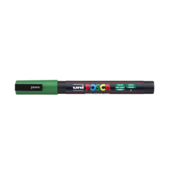 MARCADOR UNI-BALL POSCA PC-3M PUNTA REDONDA 0,9-1,3MM VERDE -6-