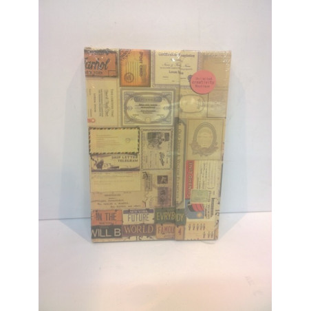 CUADERNO ESPIRAL SORT TAPA BROCHE POSTALES 18*10  2192 ^